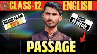 Class 12th passage  passage 12th class english  Bihar Board English Grammar Passage Trick 👈 [upl. by Niwrud]