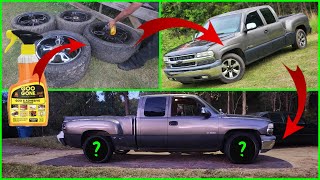 Silverado 1500 quotPearlquot Gets New Rims  Using Goo Gone to remove Plasti Dip from Chrome Wheels [upl. by Leontyne]