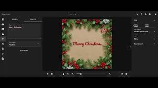 How to Create a Christmas Greeting Card in 1 Minutes [upl. by Sidnala479]