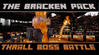 Minecraft Data Pack Fighting The Thrall Boss in The Dormis Dimension [upl. by Sterner16]