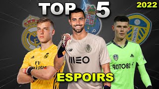 TOP 5 DES MEILLEURS GARDIEN ESPOIRS 23ans EN 2022 [upl. by Meerek]