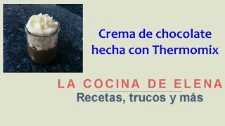 CREMA DE CHOCOLATE TIPO DALKY THERMOMIX [upl. by Sirois]