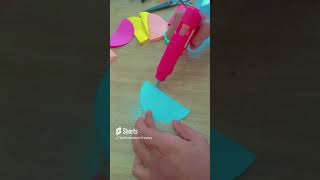 🎊wall hanging making with paper 🧱🗞️🏮short [upl. by Kyl171]