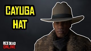 Red Dead Redemption 2  Cayuga Hat Showcase Look Before You Buy RDR2 Online [upl. by Ulphiah]