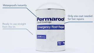 PermaRoof UK Ltd – PERMAROOF EMERGENCY ROOF REPAIR – Incredible Liquid Roof Repair Solution [upl. by Blackstock]