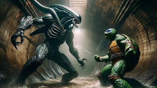 ALIENS VS NINJA TURTLES [upl. by Assirod271]