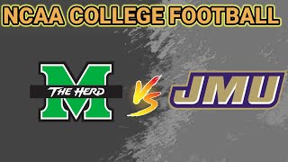 Marshall Thundering Herd vs James Madison Dukes  2024 NCAA College Football Live Play by Play Score [upl. by Nicodemus715]