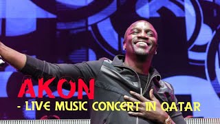 AKON  Live Music Concert in Doha Qatar  Feb 22 2023 akon official song music live dance [upl. by Berkin]