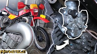 Honda MT5 125CC ATHENA  Hoe stel je een carburateur af Hoe werkt een carburateur [upl. by Adnohser]