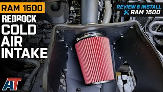 20192022 57L RAM 1500 RedRock Cold Air Intake Black Review amp Install [upl. by Suehtomit]