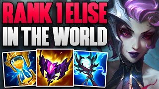 BEST ELISE IN THE WORLD DOMINATING SPLIT 3  CHALLENGER ELISE JUNGLE GAMEPLAY  Patch 1419 S14 [upl. by Luy]