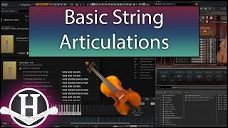 Basic String articulations  Orchestration Techniques [upl. by Bascio]