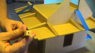 Assemble a Miniature House Shell Kit 112 scale  Part 3 [upl. by Thalassa]