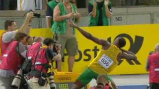 Usain Bolt  958 Sec New World Record In Berlin 2009 [upl. by Meadow]