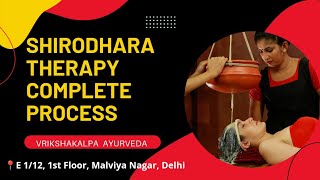 Shirodhara Therapy Complete Process With Dr Amit amp Dr Kusum Delhi [upl. by Idou632]