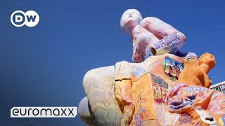 Las Fallas in Valencia Spain  Burning Giant Statues  Fire Festival in Valencia  Las Fallas 2019 [upl. by Wojak]