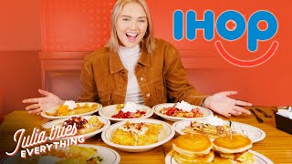 Trying IHOPs ENTIRE Pancake And Crepe Menu [upl. by Cordie]