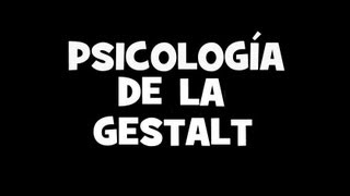 PSICOLOGÍA DE LA GESTALT [upl. by Sammy]