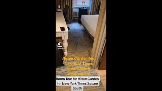 Hilton Garden Inn New York Times Square South Review [upl. by Deeraf]