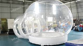 13x10ft Inflatable Balloon Bubble House Igloo Clear Tent Bubble Tent Dome Bounce House Jumper [upl. by Eniahs706]