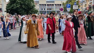 Festumzug der Schlossfestspiele Merseburg 2024 [upl. by Deborah]