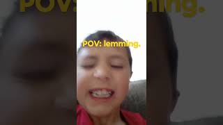 POV lemming memes gorilla tag kindof [upl. by Phedra]