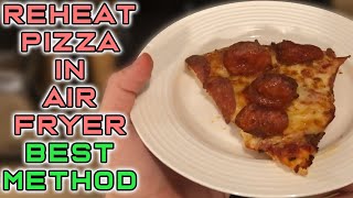 How to Reheat Pizza in Air Fryer Best Method [upl. by Alage328]