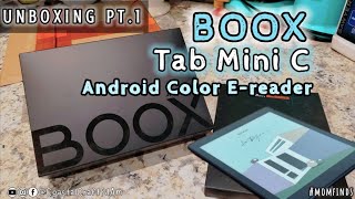 UNBOXING BOOX Tab C Mini  Android Color Ereader Part 1 [upl. by Ardnikal]