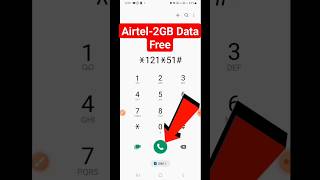 Airtel Free Data 2024  2GB Data Free  Airtel Free Data Code shors airtel airtelfreedata [upl. by Adnamar]