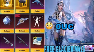 GLACIER CRATE IS HERE LUCKIEST CRATE OPENING M416 GLACIER 5x GIVEAWAY  Lateef Gaming  PUBG Mobile [upl. by Inal]