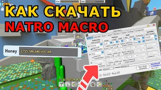 КАК СКАЧАТЬ И НАСТРОТЬ NATRO MACRO В BEE SWARM SIMULATOR [upl. by Omlesna515]