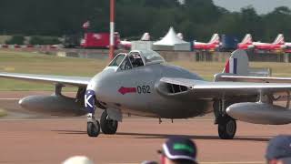 RIAT 2024  DeHavilland Vampire [upl. by Eniger295]