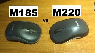 Logitech M185 vs M220 Silent [upl. by Revert]