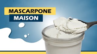 Recette mascarpone fait maison [upl. by Scurlock262]