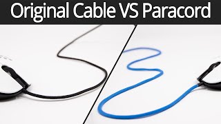 Final Mouse original cable VS Paracablemods Paracord [upl. by Ennoryt]