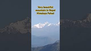 Very beautiful mountain in Nepal Himalaya Pahadviralvideo beautiful shots [upl. by Lerud]