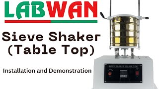 Sieve Shaker Installation and Demonstration [upl. by Arissa]