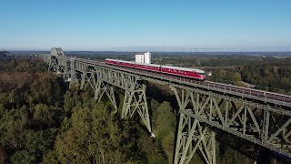 VT125 “Stuttgarter Rössle” auf der Marschbahn bei der Überfahrt des NOK [upl. by Assilla]