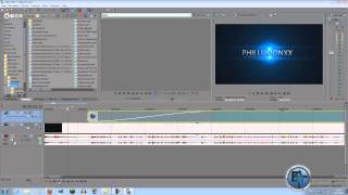 Sony Vegas Tutorial  Wasserzeichen einfügen [upl. by Ardiedal839]