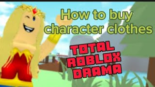 How to buy Character Skins Clothes For Roblox Avatar  TOTAL ROBLOX DRAMA [upl. by Neeleuqcaj]