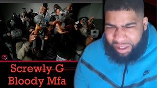 Screwly G  quotBloody Mfaquot Official VideoSqueeze Reactions [upl. by Kay]