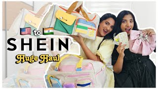 SHEIN Parcel from USA🇺🇸 to INDIA🇮🇳 worth 25000₹  😱SHEIN HaulClothing Makeup amp MoreManasa [upl. by Arikahc438]