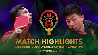 Ma Long vs Vladimir Samsonov  2019 World Championships Highlights R32 [upl. by Nnyladnarb]