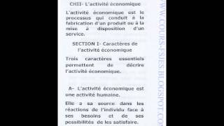 Introduction à l Economie S1 Cours Complet S1 [upl. by Verdi685]