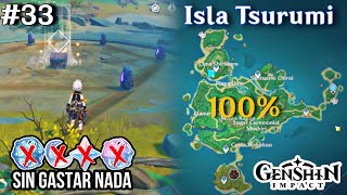 genshinsingastarnada  Isla Tsurumi y puzzles resueltos  Genshin Impact 33 [upl. by Ledniahs]