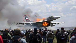 Happened today The first F16 shot down 15 Russian SU34s in a row in fierce combat [upl. by Rosalba]