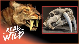 The Extraordinary Truth About The Saber Tooth Tiger  Extinct Animals  Real Wild [upl. by Dlonyer191]