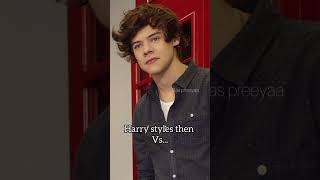 Harry styles then vs now harrystyles then now style fashion trending celebrity singer fans [upl. by Cello]