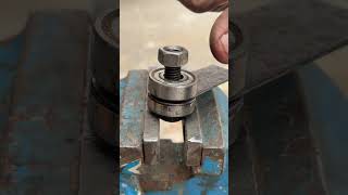 Never throw old bearing Idea to make tools from scrap tools diytools seniorwelder [upl. by Ahtrim290]