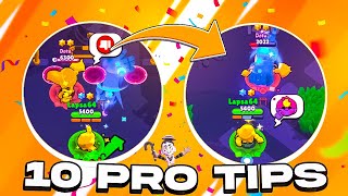 10 Brawl Stars Pro Tips [upl. by Jaylene92]